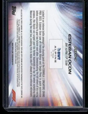 2024 Topps Chrome Formula 1 Esteban Ocon #RECH-9 Racing - Racing Card Single