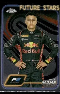 2024 Topps Chrome Formula 2 Future Stars Isack Hadjar #41 Auto Racing - Racing Card Single