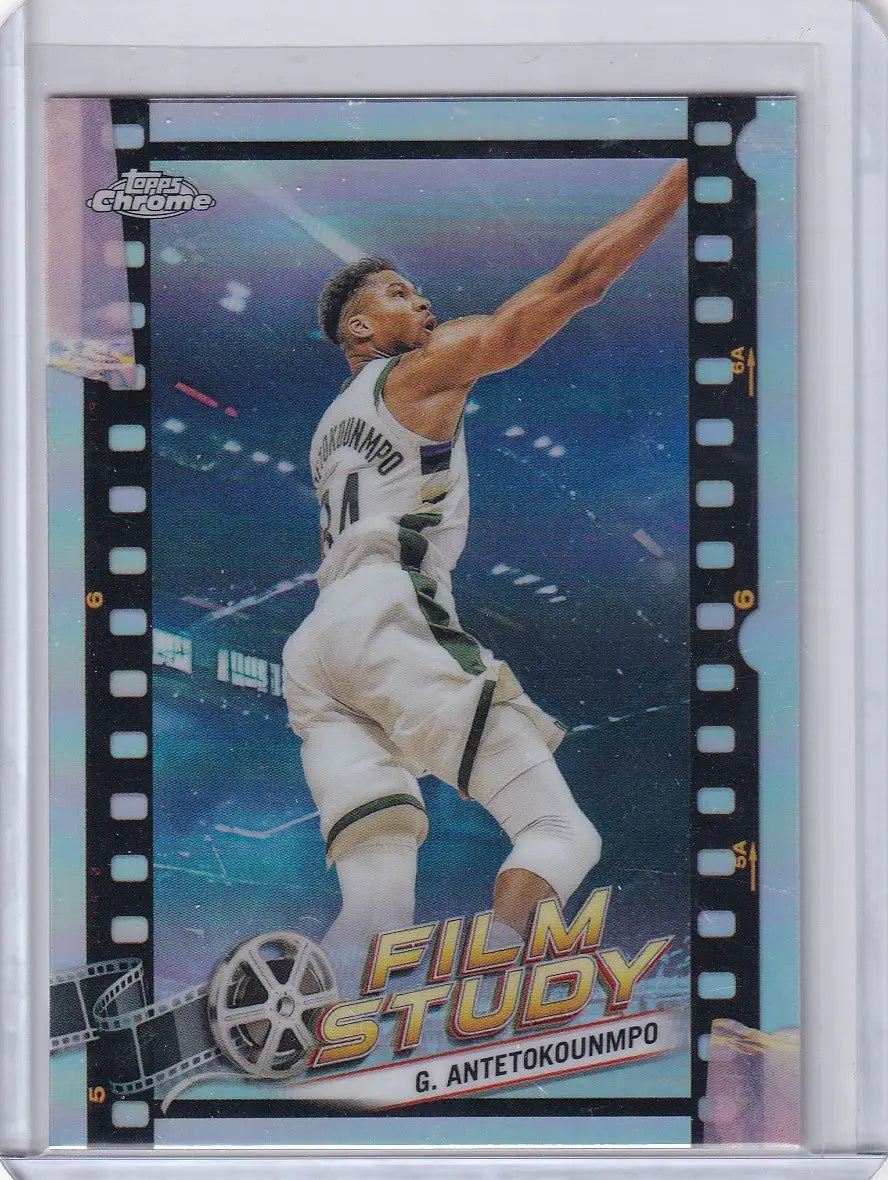 2024 TOPPS CHROME #FS-24 GIANNIS ANTETOKOUNMPO SILVER- MILWAUKEE BUCKS - Basketball Card Single