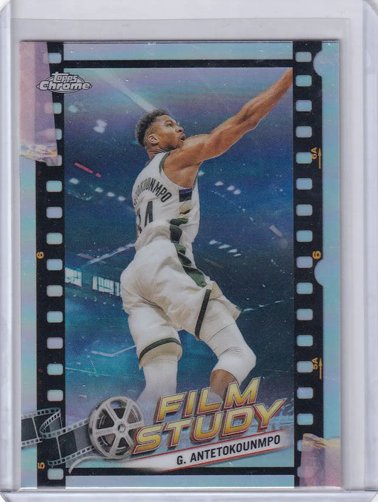 2024 TOPPS CHROME #FS-24 GIANNIS ANTETOKOUNMPO SILVER- MILWAUKEE BUCKS - Basketball Card Single