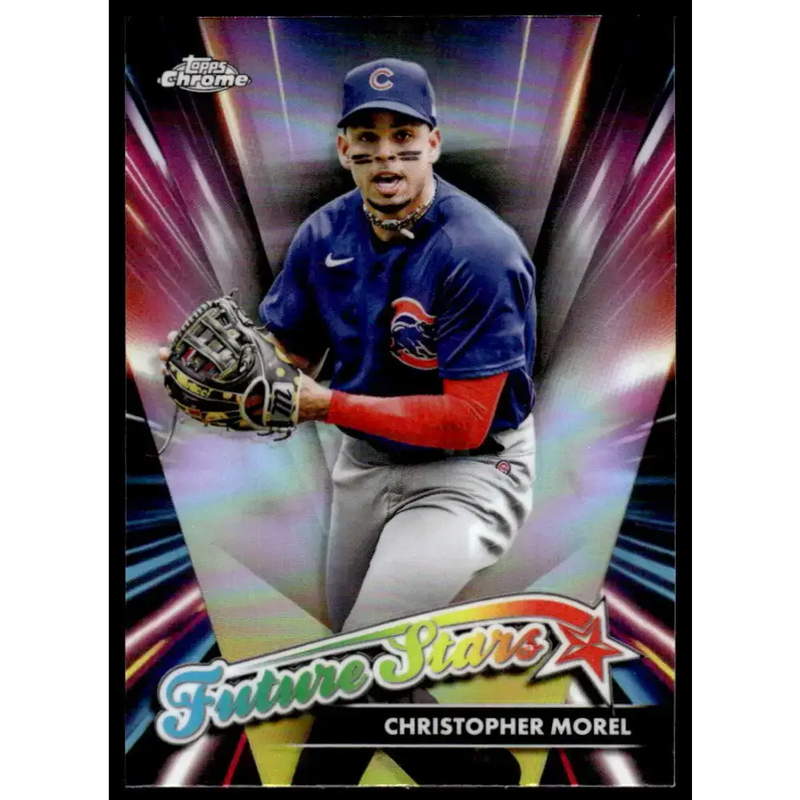 2024 Topps Chrome Future Stars Refractor #FS-12 Christopher Morel NM-MT Chicago Cubs Baseball Card - Baseball Card