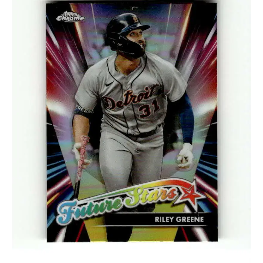 2024 Topps Chrome Future Stars Refractor #FS-16 Riley Greene NM-MT Detroit Tigers Baseball Card - Baseball Card Single