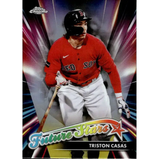 2024 Topps Chrome Future Stars Refractor #FS-17 Triston Casas NM-MT Boston Red Sox Baseball Card - Baseball Card Single