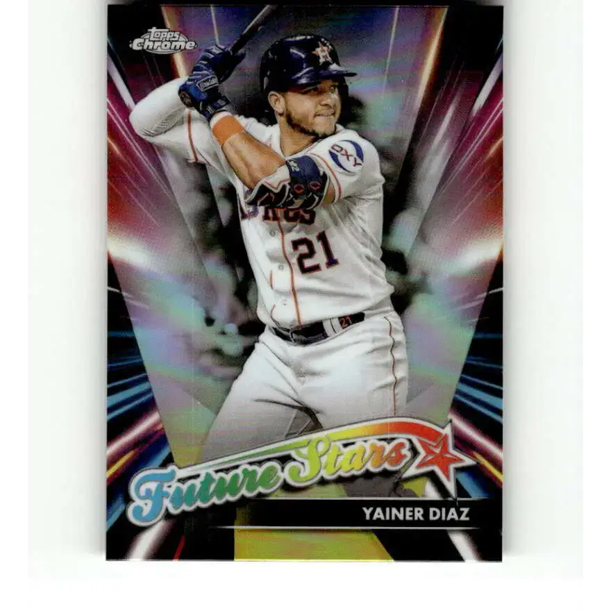 2024 Topps Chrome Future Stars Refractor #FS-18 Yainer Diaz NM-MT Houston Astros Baseball Card - Baseball Card Single