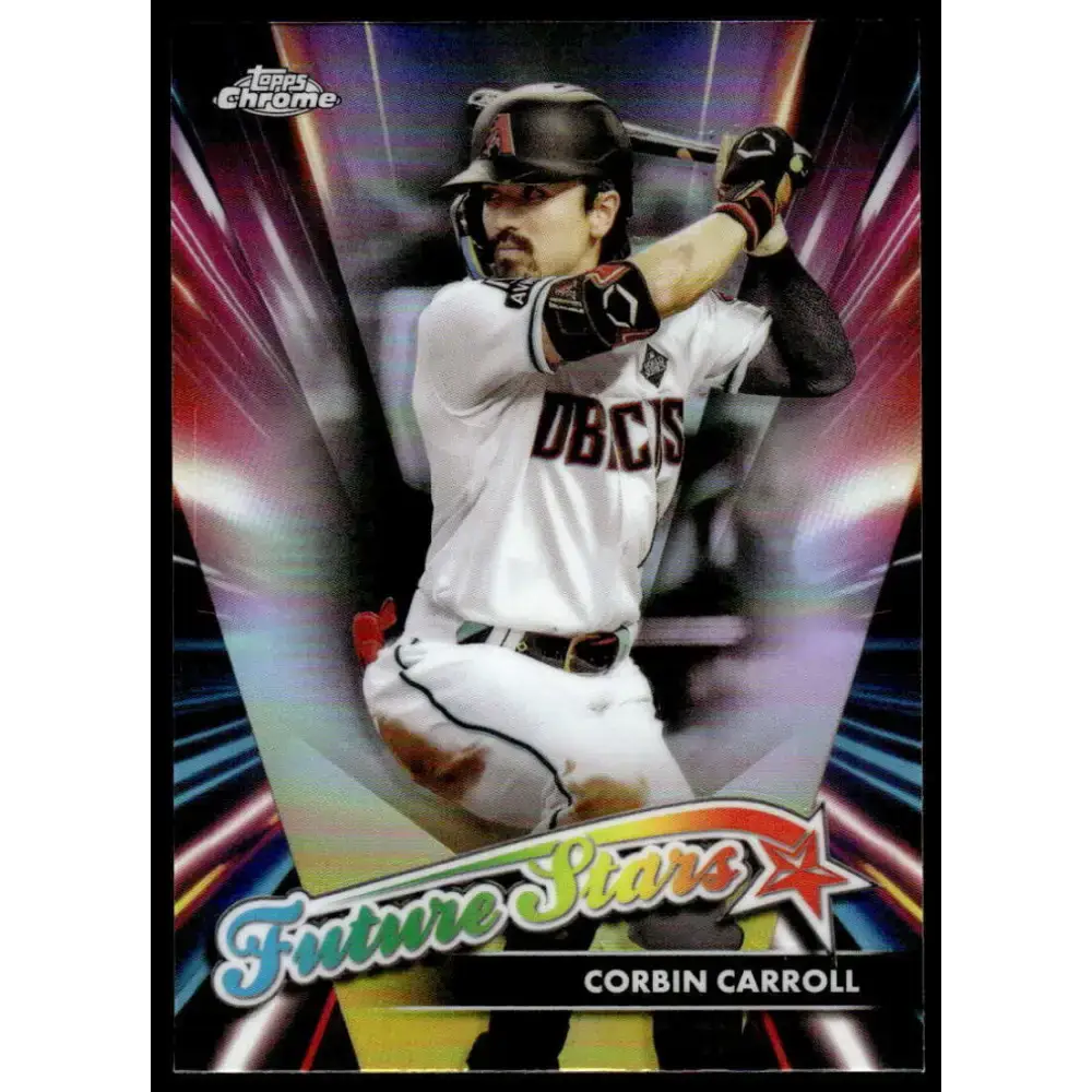2024 Topps Chrome Future Stars Refractor #FS-3 Corbin Carroll NM-MT Arizona Diamondbacks Baseball Card - Baseball Card