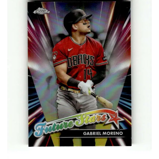 2024 Topps Chrome Future Stars Refractor #FS-4 Gabriel Moreno NM-MT Arizona Diamondbacks Baseball Card - Baseball Card
