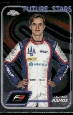 2024 Topps Chrome Future Stars Santiago Ramos #48 Auto Racing - Racing Card Single