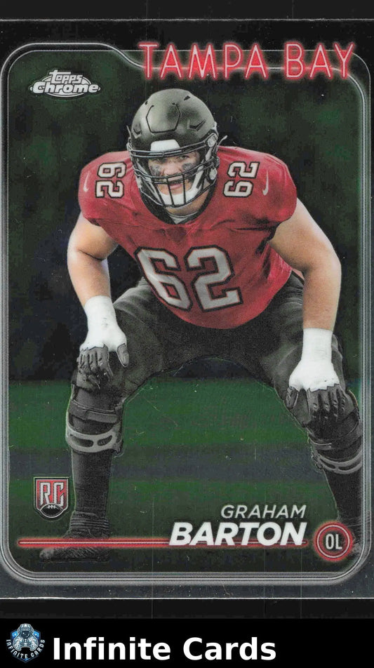 2024 Topps Chrome GRAHAM BARTON #288 Tampa Bay Buccaneers RC - Football Card Single