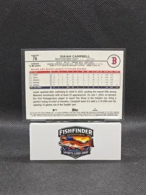 2024 Topps Chrome - Isaiah Campbell #76 Refractor (RC) - Baseball Card Single