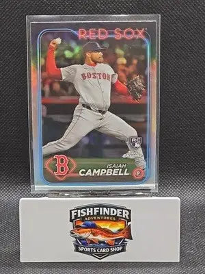 2024 Topps Chrome - Isaiah Campbell #76 Refractor (RC) - Baseball Card Single