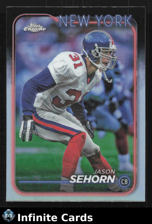 2024 Topps Chrome JASON SEHORN #141 Refractor New York Giants - Football Card Single