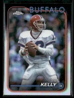 2024 Topps Chrome Jim Kelly #7 Refractor Buffalo Bills