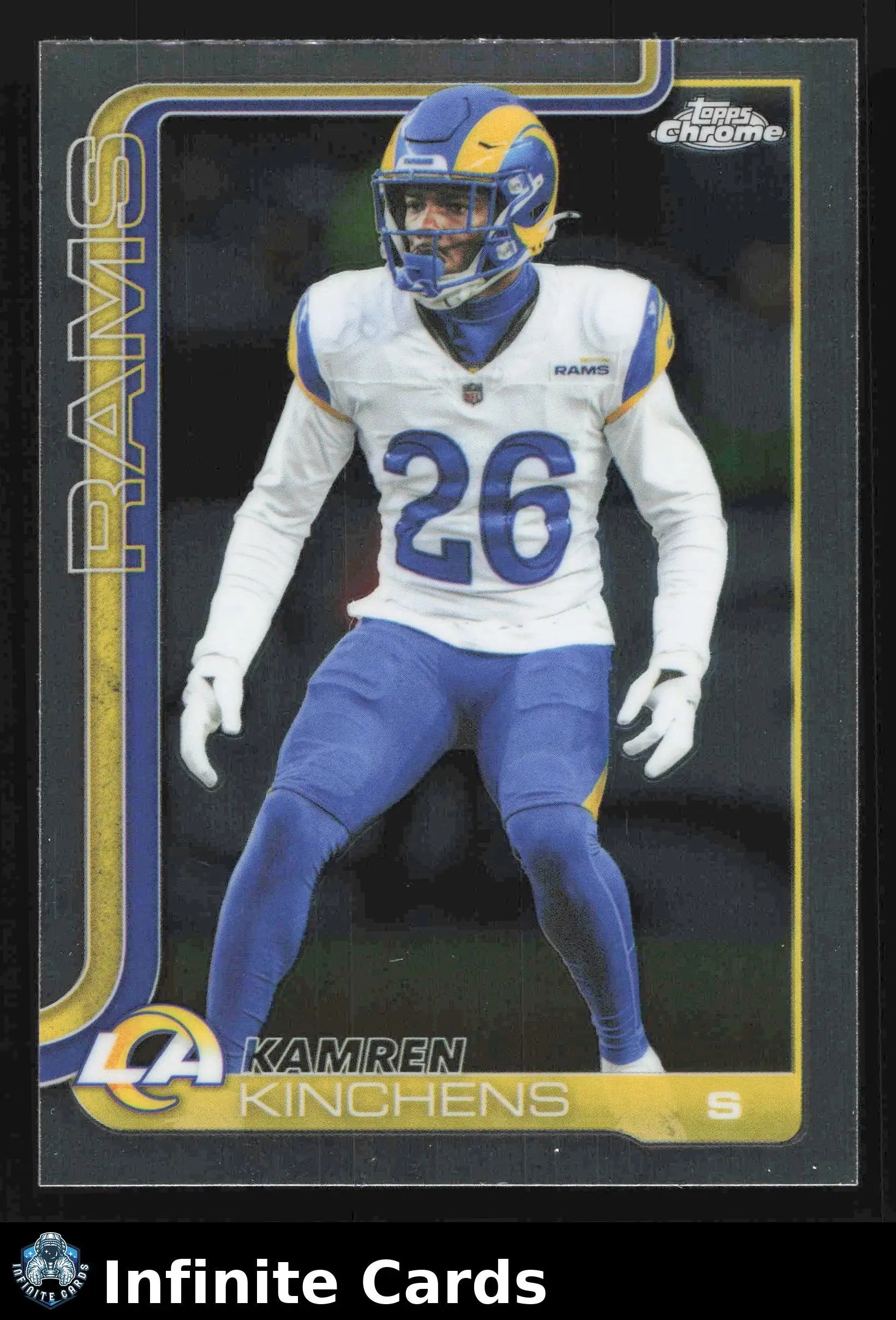 2024 Topps Chrome KAMREN KINCHENS #174 Los Angeles Rams RC - Football Card Single