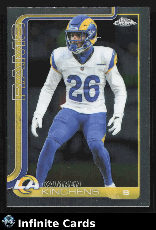 2024 Topps Chrome KAMREN KINCHENS #174 Los Angeles Rams RC - Football Card Single