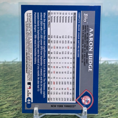 2024 Topps Chrome Lids Mitchell & Ness Exclusive Aaron Judge Yankees MLB