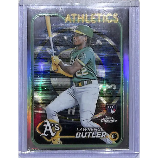 2024 Topps Chrome Lightboard Logo #5 Lawrence Butler NM-MT Oakland Athletics - Baseball Card Single