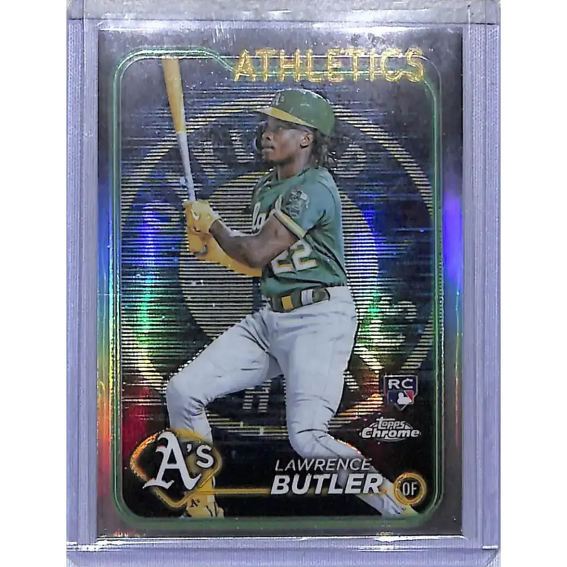 2024 Topps Chrome Lightboard Logo #5 Lawrence Butler NM-MT Oakland Athletics - Baseball Card Single