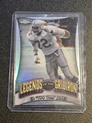 2024 Topps Chrome #LOG-20 Ed ’Too Tall’ Jones Legends of the Gridiron Refractor - Football Card Single