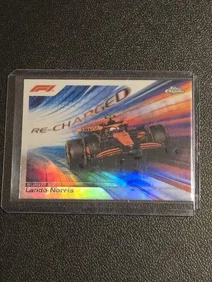 2024 Topps Chrome Logofractor Edition Formula 1 Lando Norris Re-Charged - Racing Card Single