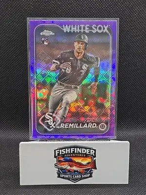 2024 Topps Chrome Logofractor Edition Zach Remillard #155 Purple Refractor /250 - Baseball Card Single