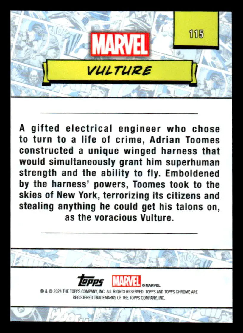 2024 Topps Chrome Marvel #115 Vulture - Other