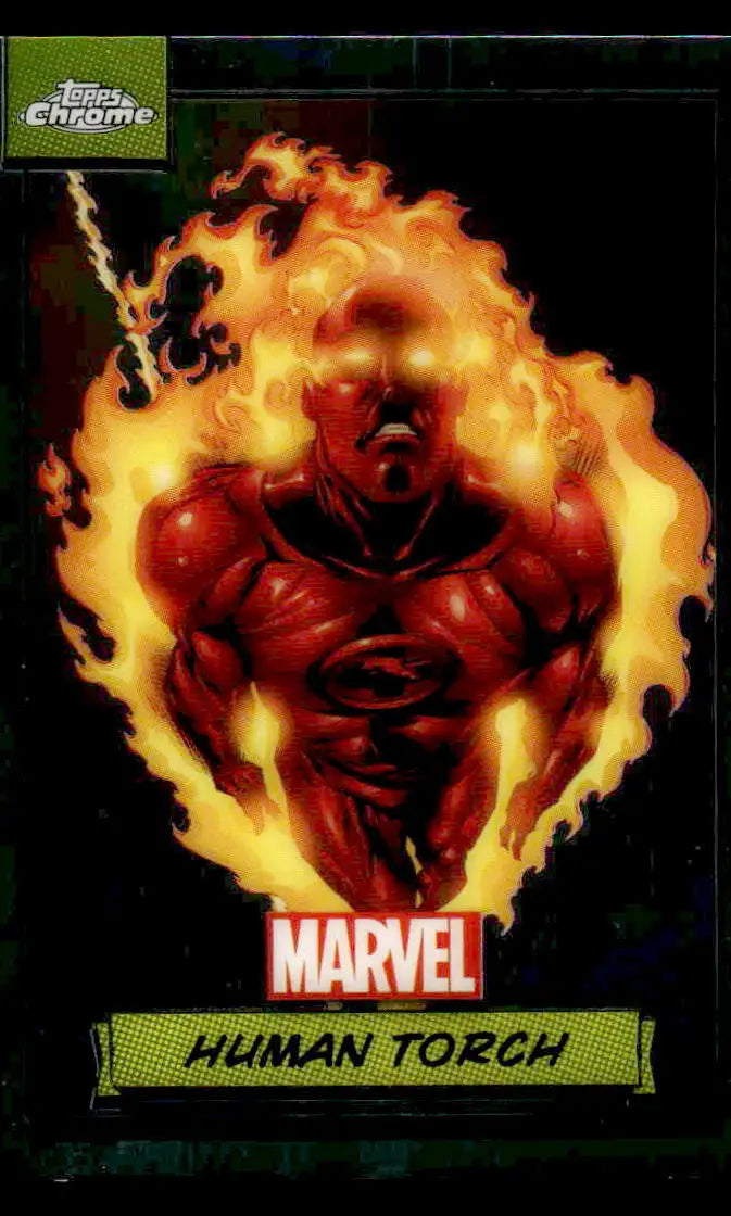 2024 Topps Chrome Marvel #24 Human Torch - Marvel Card Single