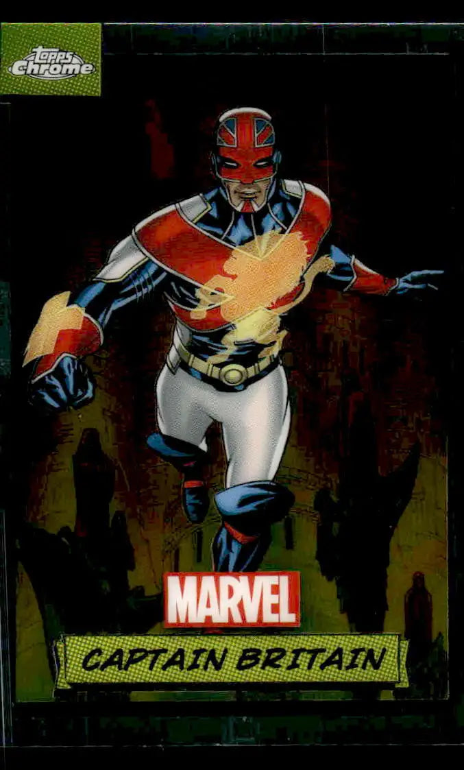 2024 Topps Chrome Marvel #75 Captain Britain - Marvel Card Single