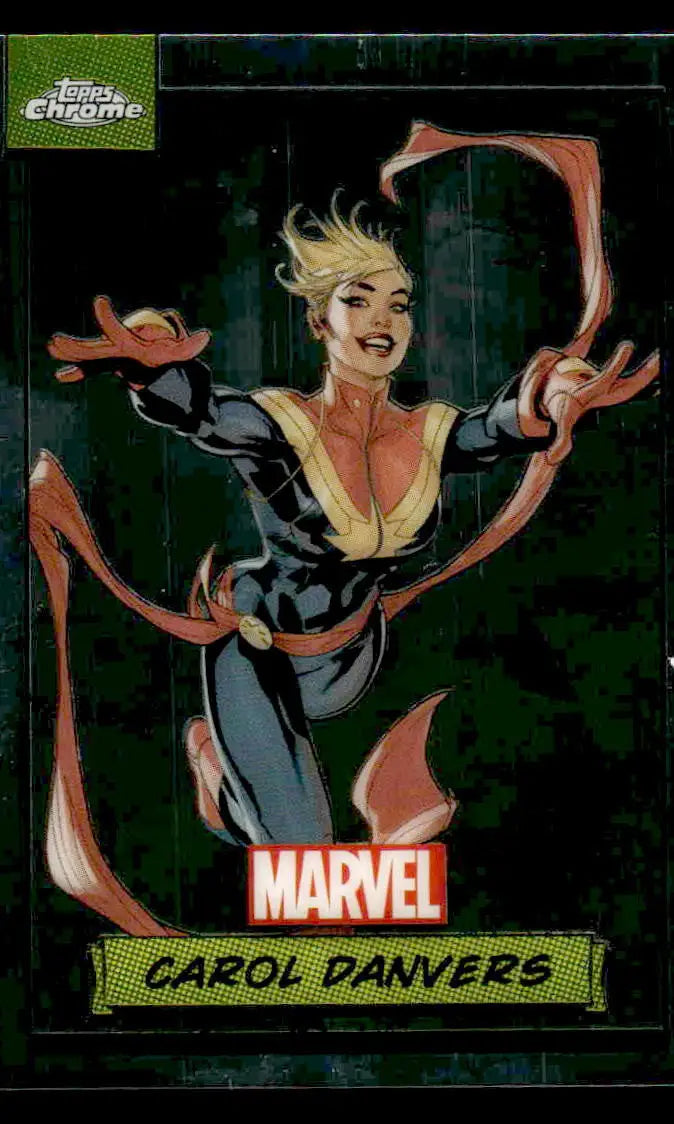 2024 Topps Chrome Marvel #76 Carol Danvers - Marvel Card Single
