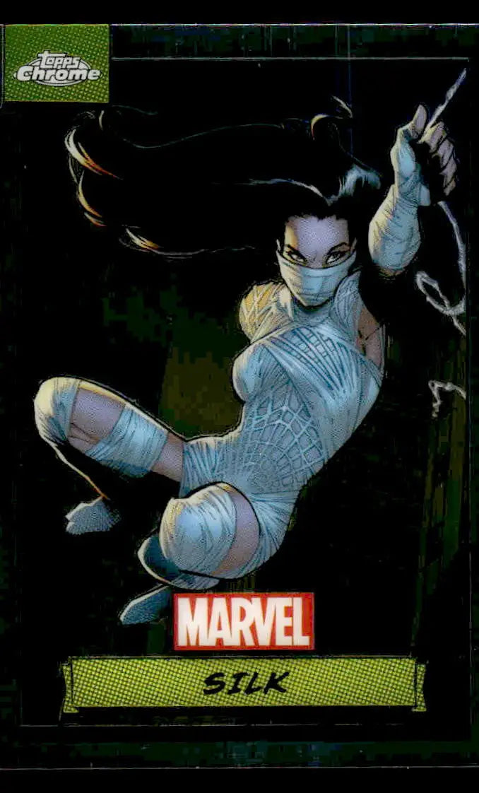 2024 Topps Chrome Marvel #9 Silk - Marvel Card Single