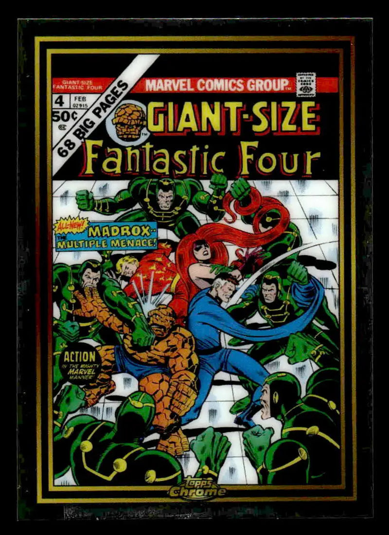 2024 Topps Chrome Marvel #MG-7 Giant Size Fantastic Four #4 Marvel 50th Annv - Marvel Card Single