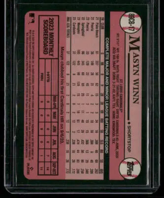 2024 Topps Chrome Masyn Winn #89CB-17 RC Baseball - Baseball Card Single