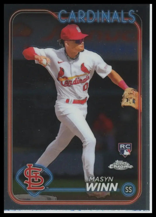 2024 Topps Chrome Masyn Winn RC 189 St. Louis Cardinals Baseball NM - Baseball Card Single