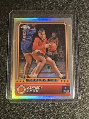 2024 Topps Chrome McDonald’s All-American #23 Kennedy Smith Refractor - Basketball Card Single