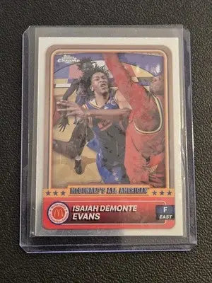 2024 Topps Chrome McDonald’s All-American #27 Isaiah Demonte Evans - Basketball Card Single