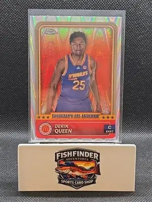 2024 Topps Chrome Mcdonald’s All American - Derik Queen #82 RayWave Refractor... - Basketball Card Single