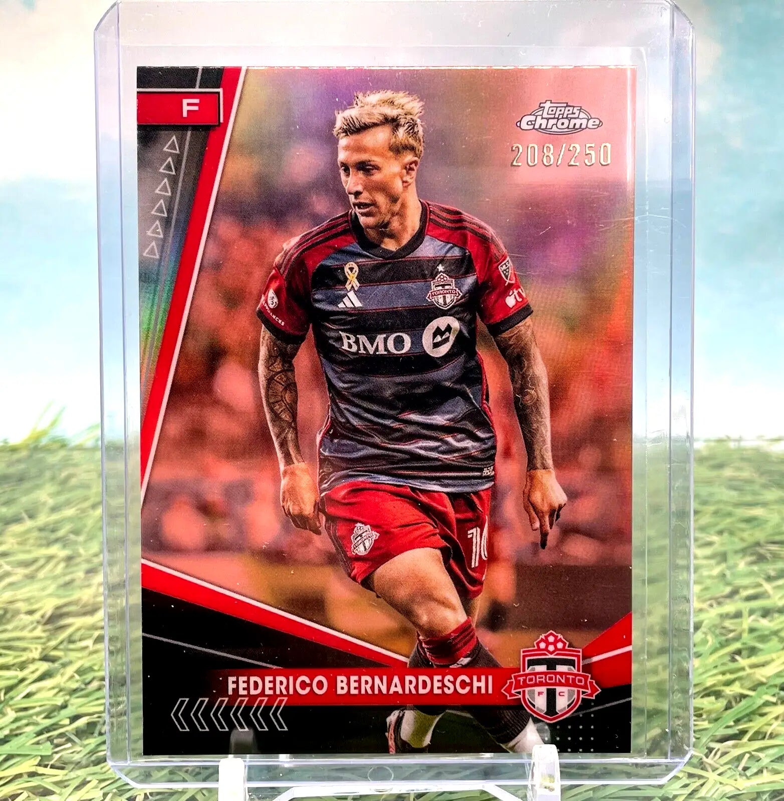 Federico Bernardeschi Topps Chrome MLS Rose Gold Refractor /250 card #53