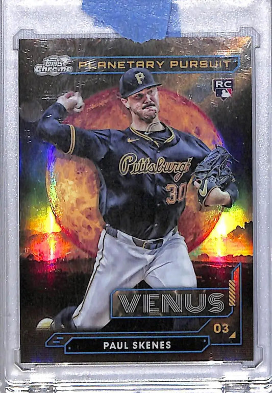 2024 Topps Chrome Planetary Pursuit Venus #PPV-6 Paul Skenes NM-MT RC Rookie Pittsburgh Pirates - Baseball Card Single