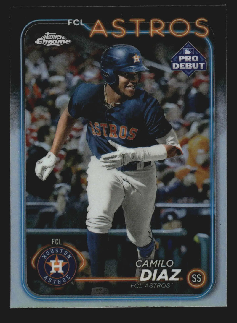 2024 Topps Chrome Pro Debut #PDC-182 Camilo Diaz FCL Astros Prospect