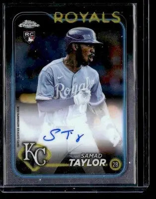 2024 Topps Chrome #RA-ST Samad Taylor Rookie Autographs - Baseball Card Single