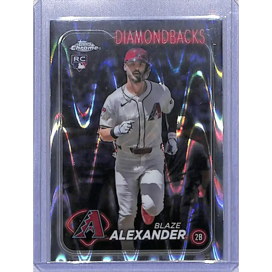 2024 Topps Chrome Ray Wave #USC53 Blaze Alexander NM-MT Arizona Diamondbacks - Baseball Card Single