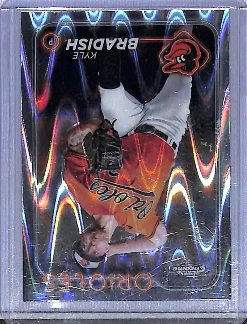 2024 Topps Chrome RayWave #69 Kyle Bradish NM-MT Baltimore Orioles - Baseball Card Single