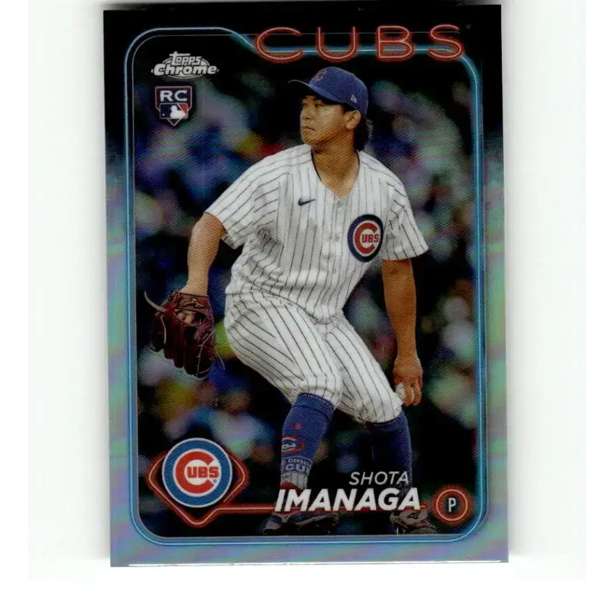 2024 Topps Chrome Refractor #121 Shota Imanaga NM-MT RC Rookie Chicago Cubs Baseball Card - Baseball Card Single