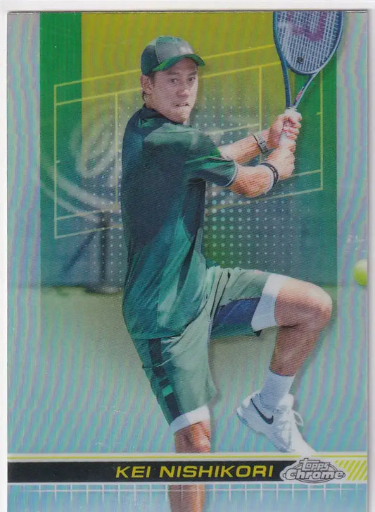 2024 Topps Chrome Refractor #135 Kei Nishikori - Baseball Card Single