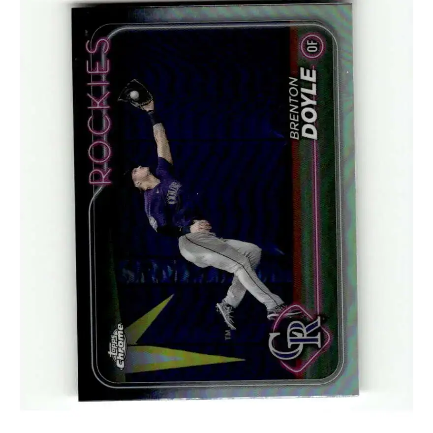 2024 Topps Chrome Refractor #139 Brenton Doyle NM-MT Colorado Rockies Baseball Card - Baseball Card Single