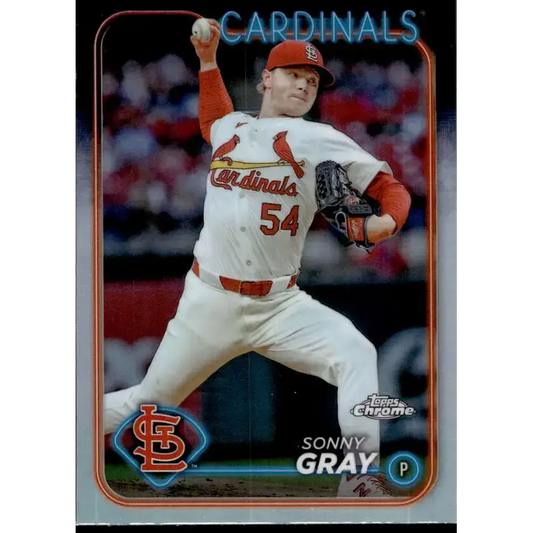2024 Topps Chrome Refractor #143 Sonny Gray NM-MT St Louis Cardinals Baseball Card