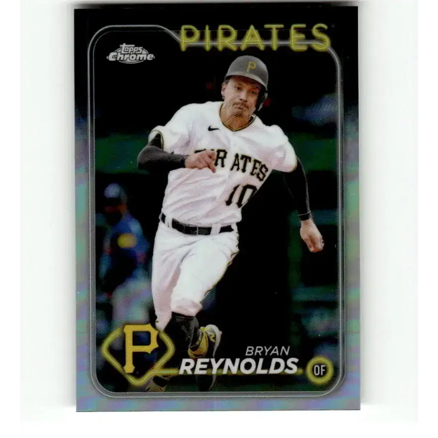 2024 Topps Chrome Refractor #146 Bryan Reynolds NM-MT Pittsburgh Pirates Baseball Card