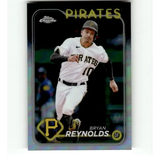 2024 Topps Chrome Refractor #146 Bryan Reynolds NM-MT Pittsburgh Pirates Baseball Card
