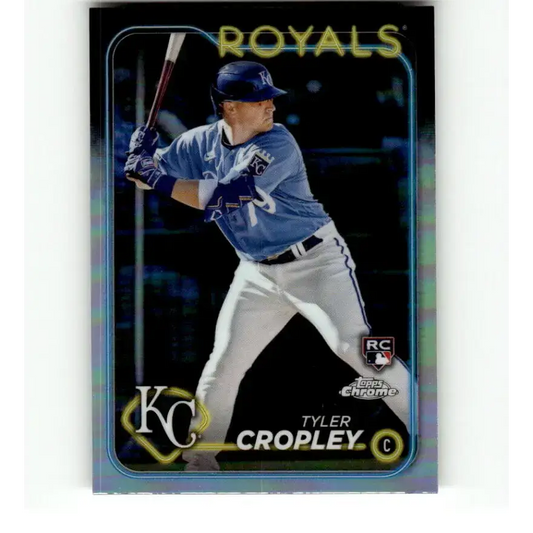 2024 Topps Chrome Refractor #148 Tyler Cropley NM-MT RC Rookie Kansas City Royals Baseball Card