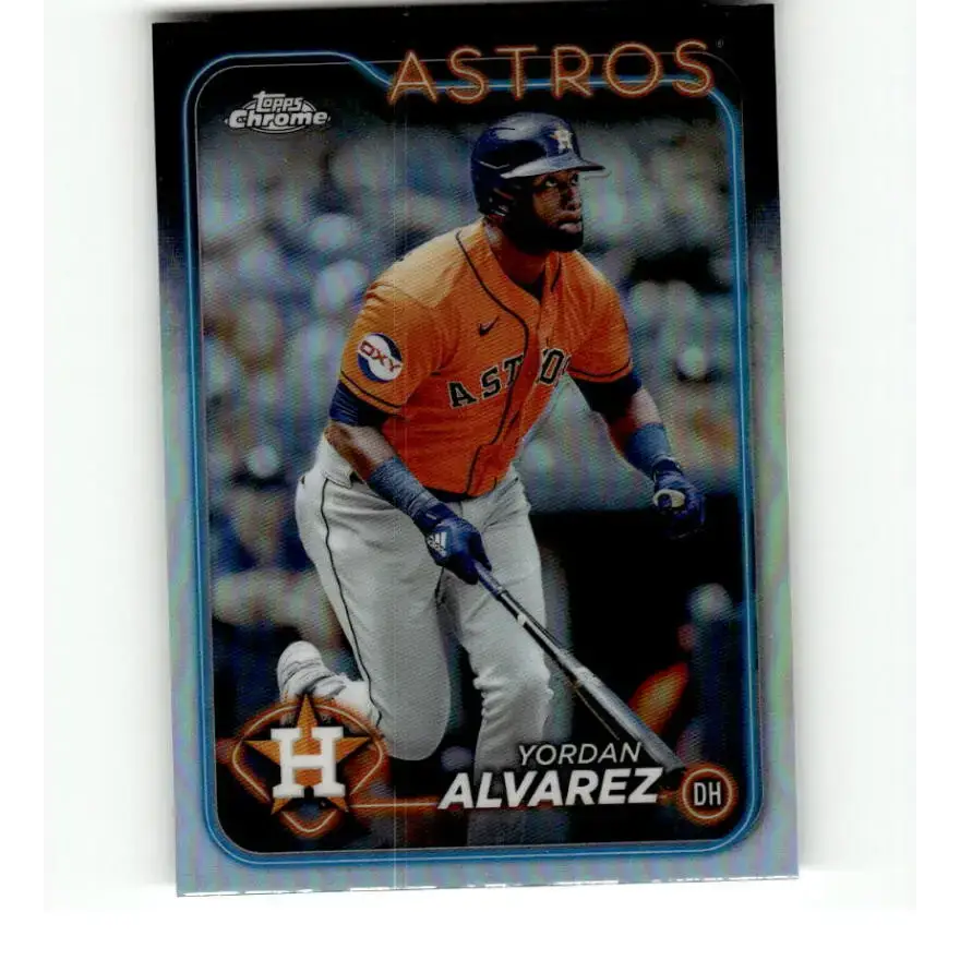 2024 Topps Chrome Refractor #170 Yordan Alvarez NM-MT Houston Astros Baseball Card