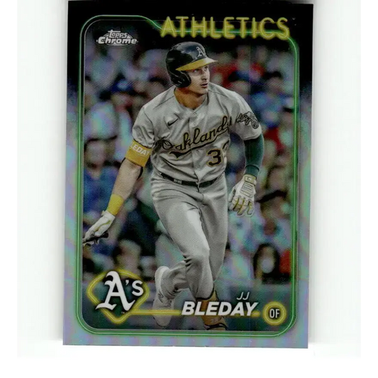 2024 Topps Chrome Refractor #190 JJ Bleday NM-MT Oakland Athletics Baseball Card